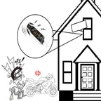 Universal Motorcycle Alarm Bidirectional Anti-theft Device with Induction Remote Control, Anti-theft Device – Waterproof