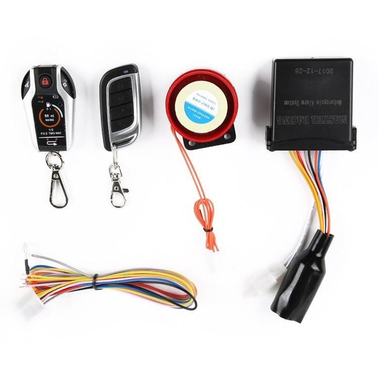 Universal Motorcycle Alarm Bidirectional Anti-theft Device with Induction Remote Control, Anti-theft Device – Waterproof