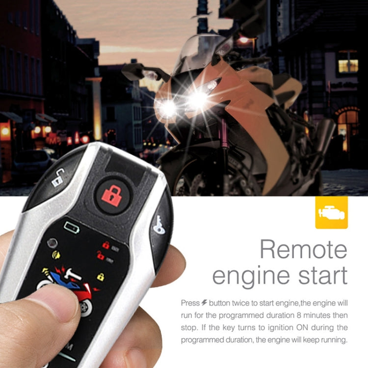 Universal Motorcycle Alarm Bidirectional Anti-theft Device with Induction Remote Control, Anti-theft Device – Waterproof