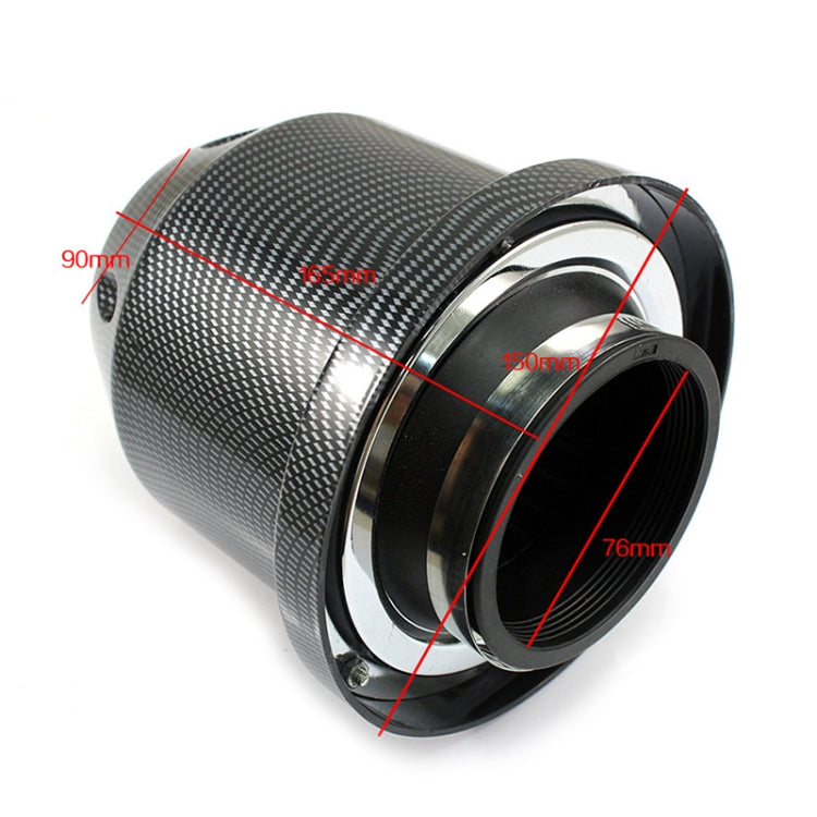 XH-UN005 Car Universal Modified High Flow Mushroom Head Style Intake Filter for 76mm Air Filter, XH-UN005(Carbon Fiber Black), XH-UN005(Blue), XH-UN005(Red), XH-UN005(Silver) – Durable Build, Easy to Use