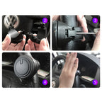 3R Car Universal Steering Wheel Spinner Knob Auxiliary Booster Aid Control Handle Auto Spinner Knob Ball, 3R-2251