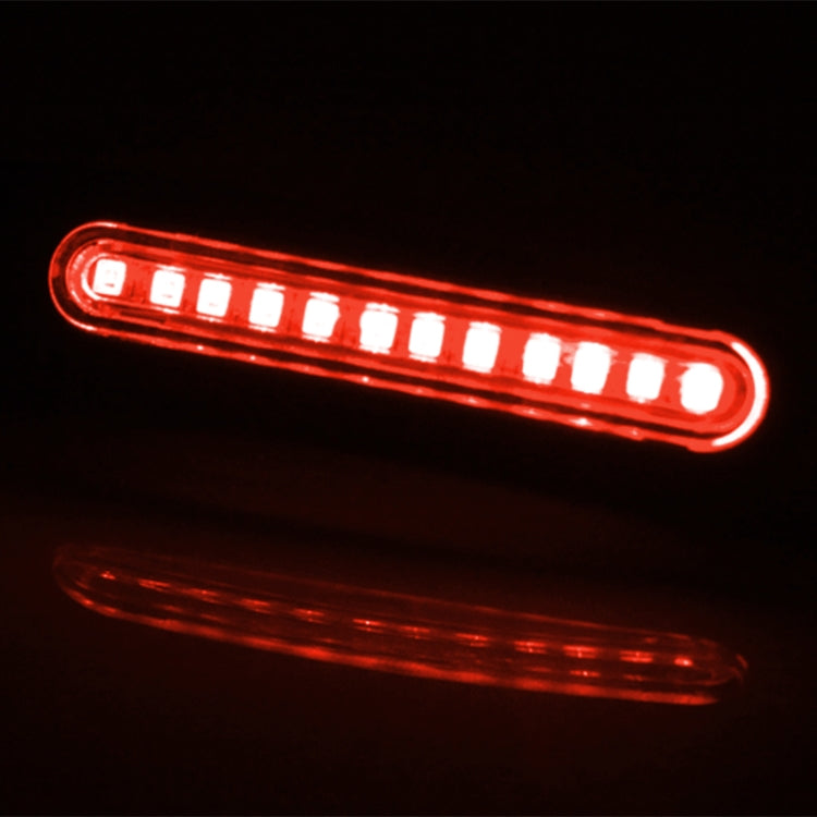 2 PCS D12V / 1W Motorcycle LED Waterproof Side Lights Turn Signal Light, Turn Light (Red Light)