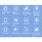 TK300 4G GPS / GPRS / GSM Realtime Car Truck Vehicle Tracking GPS Tracker with Battery and Relay, TK300