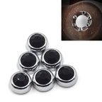 6 in 1 Car Diamond Sticker Set Personality Crystal Decoration Black