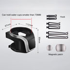 2 in 1 Car Air Outlet Magnetic Mount Beverage Cup Stand Phone Holder, 2 in 1 Phone Holder, 2 in 1 Phone Holder(Red) – Magnetic
