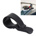 Multifunctional Car Glasses Mount Holder Card Bill Storage Clip Black