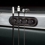 Car Carbon Fiber Magnetic Clamp Cable Storage Box Creative Desktop Hub Organizer, Desktop Hub Organizer Desktop Hub Organizer
