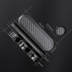 Car Carbon Fiber Magnetic Clamp Cable Storage Box Creative Desktop Hub Organizer, Desktop Hub Organizer