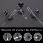 Car Carbon Fiber Magnetic Clamp Cable Storage Box Creative Desktop Hub Organizer, Desktop Hub Organizer