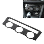 Car Carbon Fiber Air Conditioning Panel Decorative Sticker for Volkswagen Tiguan L 2019-2021, Low Configuration, Air Conditioning Panel, Low Configuration Air Conditioning Panel, Low Configuration