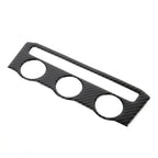 Car Carbon Fiber Air Conditioning Panel Decorative Sticker for Volkswagen Tiguan L 2019-2021, Low Configuration, Air Conditioning Panel, Low Configuration