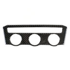 Car Carbon Fiber Air Conditioning Panel Decorative Sticker for Volkswagen Tiguan L 2019-2021, Low Configuration, Air Conditioning Panel, Low Configuration