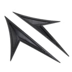 Modified Fender Side Wing Sticker Blade Side Shark Gill Car Body Decorative Sticker for Honda 10th Generation Civic, Carbon Fiber, Carbon Fiber