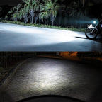BA20D DC9-18V / 4.7W (H)2.2W(L) / 6000K / 500LM Motorcycle LED Headlight with COB Lamp Beads, BA20D