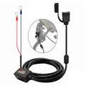 Quick Charging Waterproof Motorcycle USB Phone Charger Adapter, Cable Length: 2.27m, USB Phone Charger Adapter USB Phone Charger Adapter