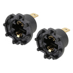 TK-203 1 Pair H7 Halogen Headlight Holder for Mazda 3 5 323 / Kawasaki ER6-F 2002-2005, For Mazda 3 5 323 For Mazda 3 5 323