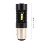 2 PCS 1157 / BAY15D DC12V 4.3W 6000K 500LM Car Brake Lights with 12LEDs SMD-2525, 1157 / BAY15D