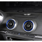 4 PCS Car Metal Air Outlet Decorative Outside Ring for Audi A3 / S3 / Q2L, For Audi A3 / S3 / Q2L