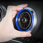 4 PCS Car Metal Air Outlet Decorative Outside Ring for Audi A3 / S3 / Q2L, For Audi A3 / S3 / Q2L