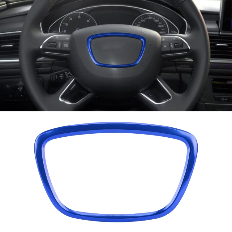 Car Auto Steering Wheel Ring Cover Trim Sticker Decoration for Audi – Durable Build, Easy to Use Blue