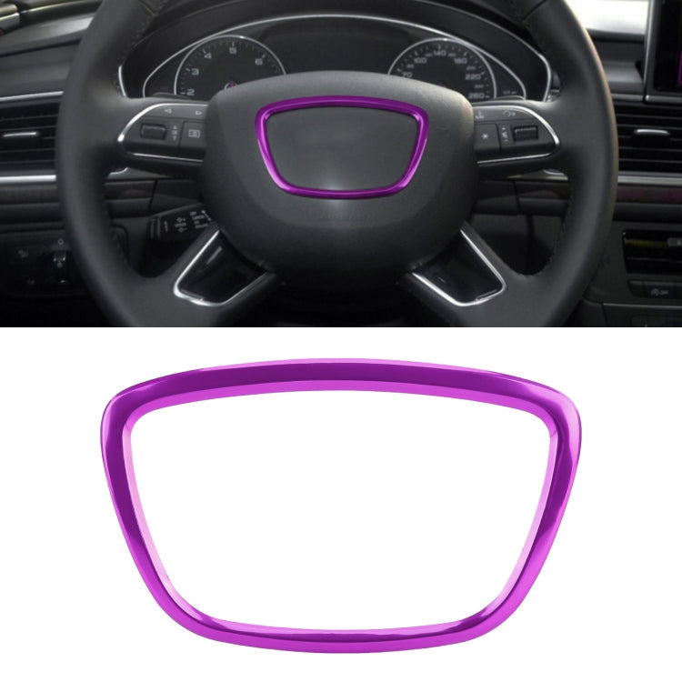 Car Auto Steering Wheel Ring Cover Trim Sticker Decoration for Audi – Durable Build, Easy to Use Purple