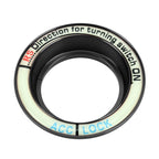 For Ford Fluorescent Aluminum Alloy Ignition Key Ring, Inside Diameter: 3.2cm, For Ford (Black), For Ford (Gold), For Ford (Red), For Ford (Silver), For Ford (Sky Blue)
