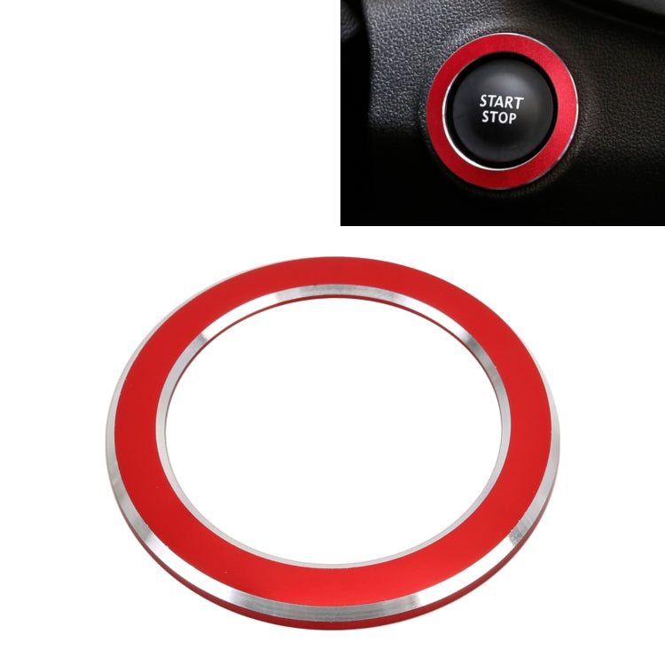 For Renault Metal Ignition Key Ring, Inside Diameter: 4.8cm – Durable Build, Easy to Use, For Renault (Blue), For Renault (Red) For Renault (Red) Red