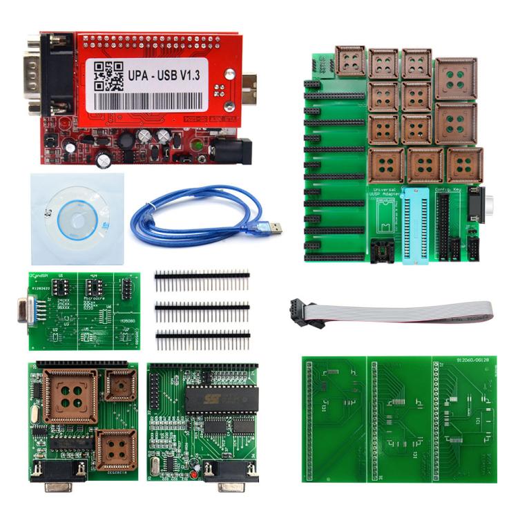 UPA V1.3 Car USB Programmer ECU Chip Tuning Eeprom Full Set, UPA V1.3 Full Set UPA V1.3 Full Set