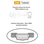 V309 Car Portable OBD2 Scanner Car Diagnostic Tool OBD 2 Automotive Scanner OBD Code Reader, V309