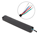 105mm DC12-24V / 1.6W Motorcycle LED Dynamic Blinker Side Lights Flowing Water Brake Lamp Turn Signal Light, Cable Length: 1m, 105mm