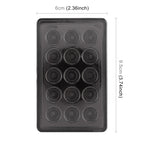 DC12V 1W Car Square Highlight Brake Lights Reversing Light with 15LEDs SMD-3528, Square (Black), Square (Red), Square (Transparent) – Durable Build, Easy to Use