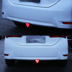 DC12V 1W Car Triangle Highlight Brake Lights Reversing Light with 20LEDs SMD-3528, Triangle (Transparent), Triangle (Black), Triangle (Red)