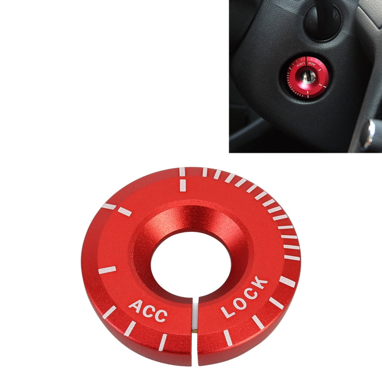 For Volkswagen Metal Ignition Key Ring, Diameter: 4.8cm – Durable Build, Easy to Use, For Volkswagen (Blue), For Volkswagen (Red), For Volkswagen (Silver) For Volkswagen (Red) Red