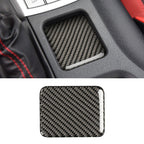 Car Carbon Fiber Seat Heating Panel Decorative Sticker for Subaru BRZ / Toyota 86 2013-2019, Left and Right Drive Universal without Hole, Seat Heating Panel Seat Heating Panel Black