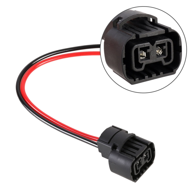 2 PCS H16 Bulb Holder Base Female Socket with Cable, H16 H16