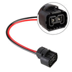 2 PCS H16 Bulb Holder Base Female Socket with Cable, H16 H16