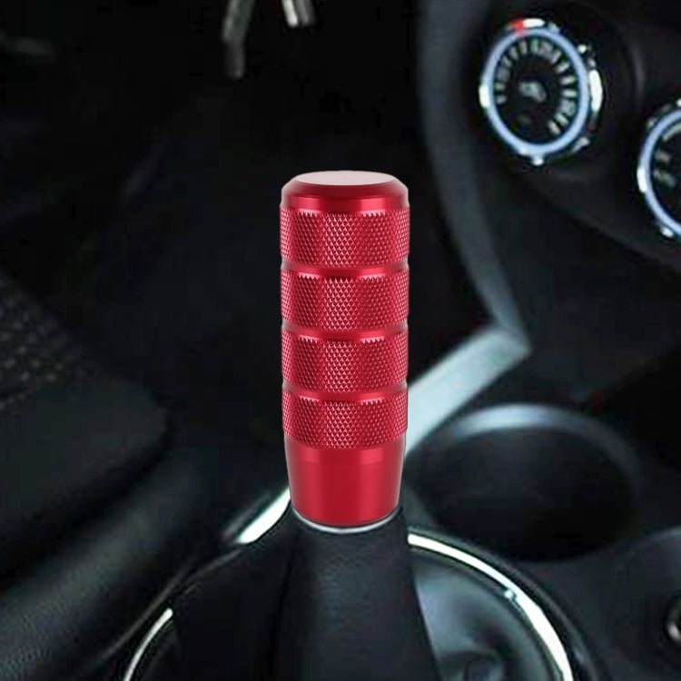 Universal Car Threaded Post Gear Head Gear Shift Knob Red