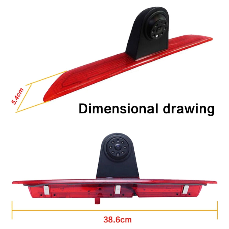 PZ466 Car Waterproof 170 Degree Brake Light View Camera for Ford Transit 2014-2015, PZ466 – Waterproof