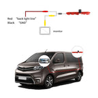 PZ471 Car Waterproof 170 Degree Brake Light View Camera for Citroen / Peugeot / Toyota, PZ471