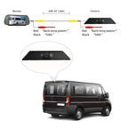PZ474 Car Waterproof 170 Degree Brake Light View Camera + 7 inch Rearview Monitor for Iveco Daily 4 Gen, PZ474 + 7 inch Rearview Monitor