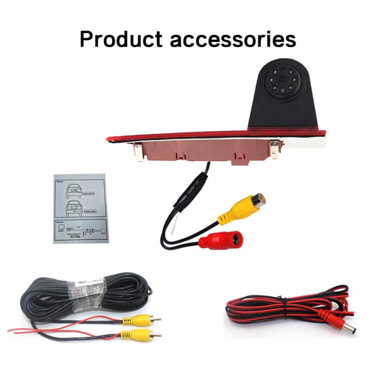 PZ477 Car Waterproof 170 Degree Brake Light View Camera for Ford Transit Custom, PZ477 – Waterproof