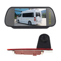PZ477 Car Waterproof 170 Degree Brake Light View Camera + 7 inch Rearview Monitor for Ford Transit Custom, PZ477 + 7 inch Rearview Monitor PZ477 + 7 inch Rearview Monitor