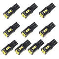 10 PCS T10/168/194 DC12V / 1W / 6000K / 60LM Car Decoding Clearance Lights with 12LEDs SMD-3030 Lamp Beads, T10/168 T10 168