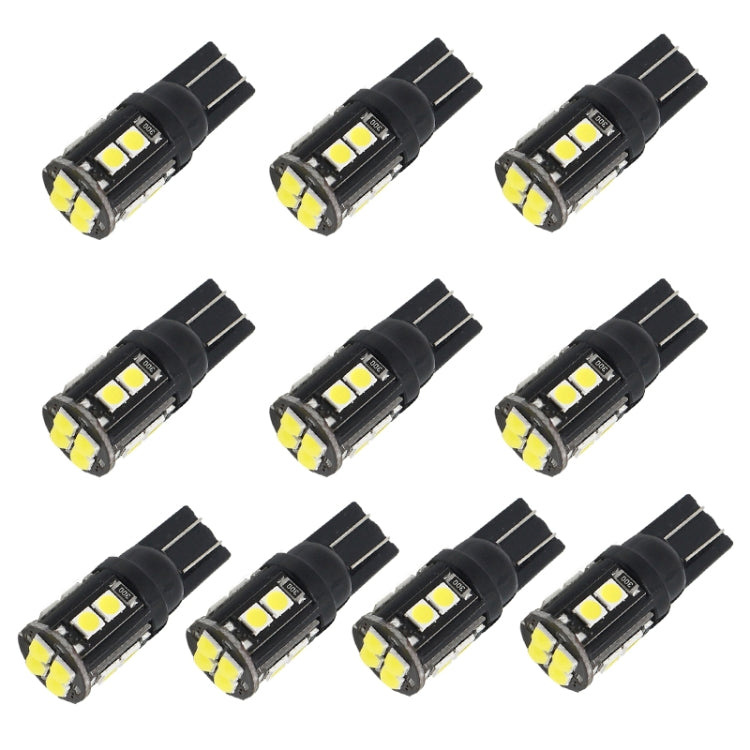 10 PCS T10/168/194 DC12V / 1W / 6000K / 60LM Car Decoding Clearance Lights with 12LEDs SMD-3030 Lamp Beads, T10/168 T10 168