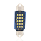 2pcs 39mm DC12-24V / 1W / 6000K / 60LM 15LEDs SMD Car Reading Lamp Dome Light, 39mm