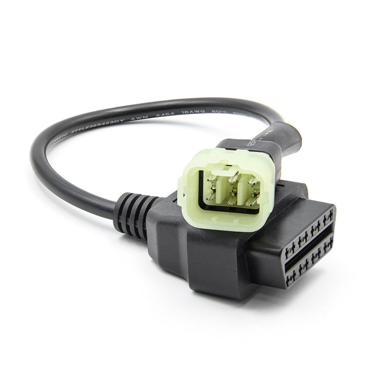 Motorcycle OBD 16PIN Female to 6PIN Connector Cable for KTM, 16PIN to 6PIN – Durable Build, Easy to Use
