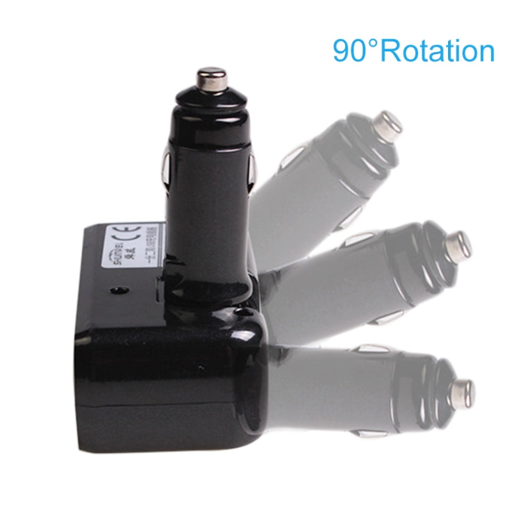 SHUNWEI SD-1918 80W 3.1A Car 2 in 1 Dual USB Charger, SD-1918 – TPU