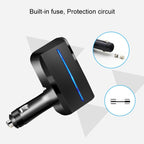 SHUNWEI SD-1918 80W 3.1A Car 2 in 1 Dual USB Charger, SD-1918 – TPU