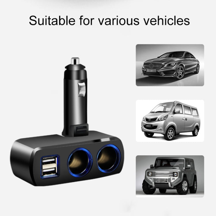 SHUNWEI SD-1918 80W 3.1A Car 2 in 1 Dual USB Charger, SD-1918 – TPU