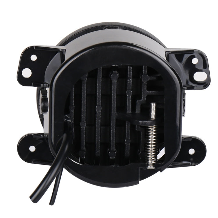 2 PCS DC12V-30V / 30W / 3A / 1440LM 12LEDs 4 inch Car LED Colorful Fog Light, Style: White Background, Style: White Background (White Light), Style: White Background (Yellow Light)